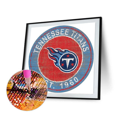 Tennessee Titans Football Team - Full Round Drill Diamond Painting 30*30CM