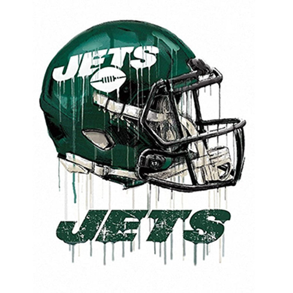 New York Jets Football Team - Full Round Drill Diamond Painting 40*40CM