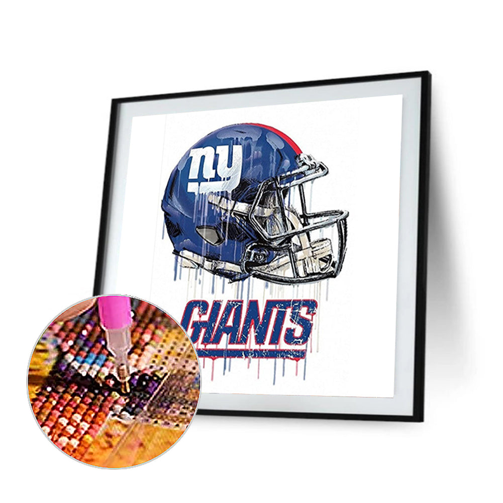 New York Giants Football Team - Full Round Drill Diamond Painting 40*40CM