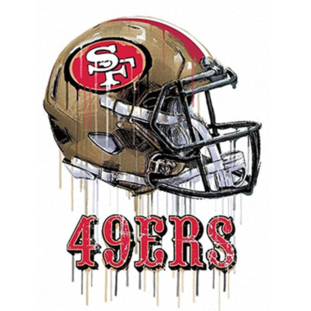San Francisco 49Ers Football Team - Full Round Drill Diamond Painting 50*50CM