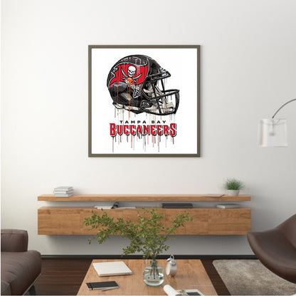 Tampa Bay Pirates Football Team - Full Round Drill Diamond Painting 50*50CM