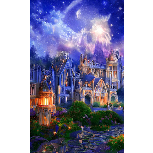 Dream Waterside City - Full Round Drill Diamond Painting 40*60CM