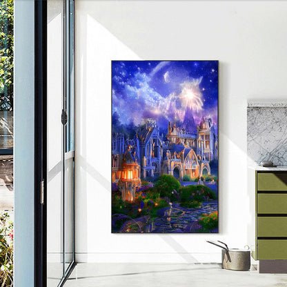 Dream Waterside City - Full Round Drill Diamond Painting 40*60CM