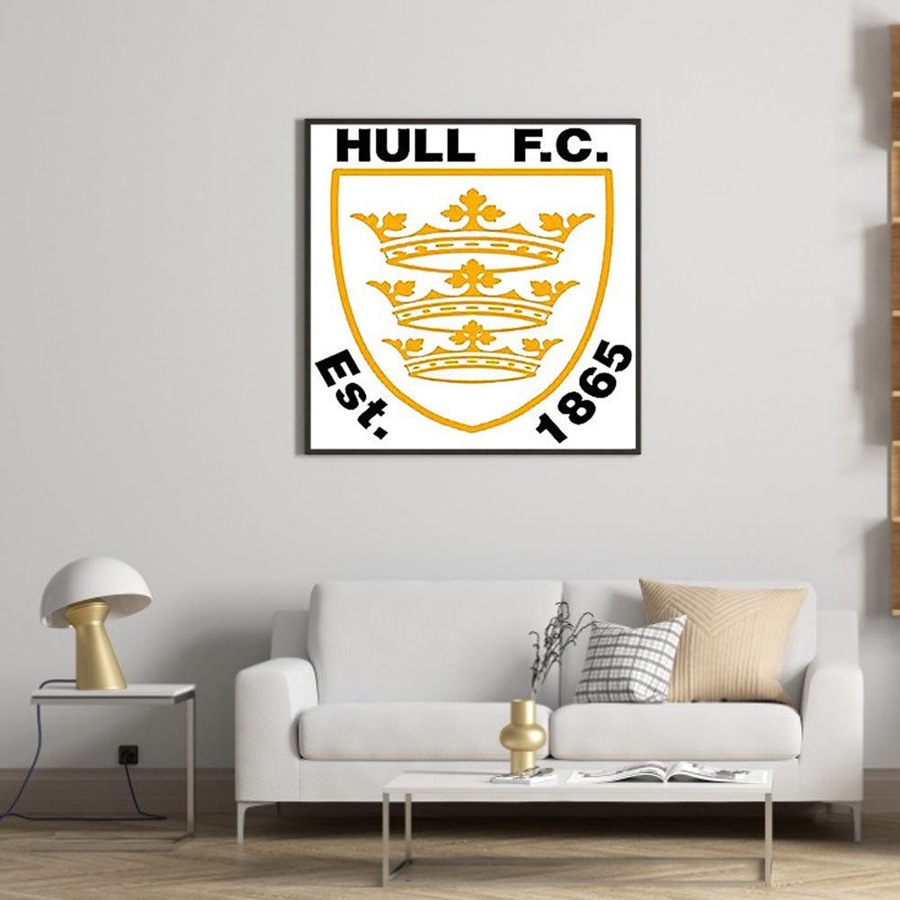 Hull City Rugby Club - Full Round Drill Diamond Painting 35*35CM