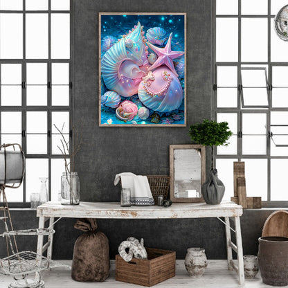 Fantasy Pearl Shell - Full Round Drill Diamond Painting 30*40CM