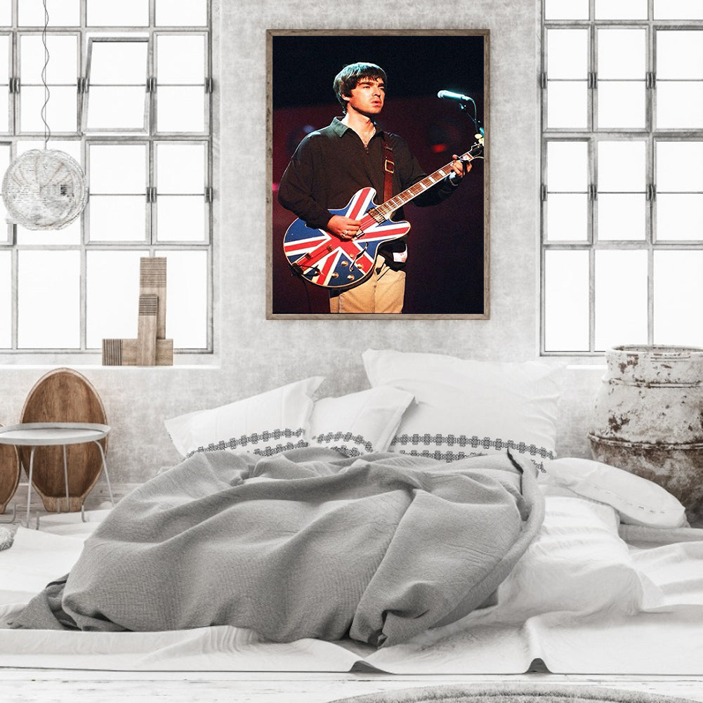 Noel Gallagher - Full Round Drill Diamond Painting 30*40CM