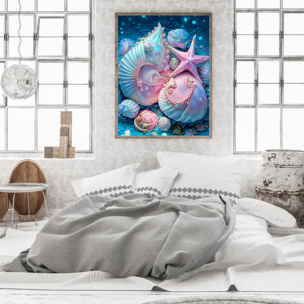 Fantasy Crystal Shell - Full Square Drill Diamond Painting 30*40CM