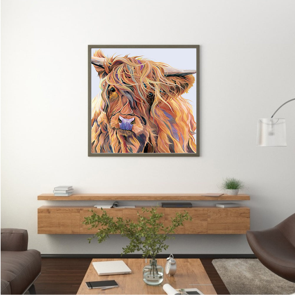 Highland Cattle - Full Square Drill Diamond Painting 30*30CM