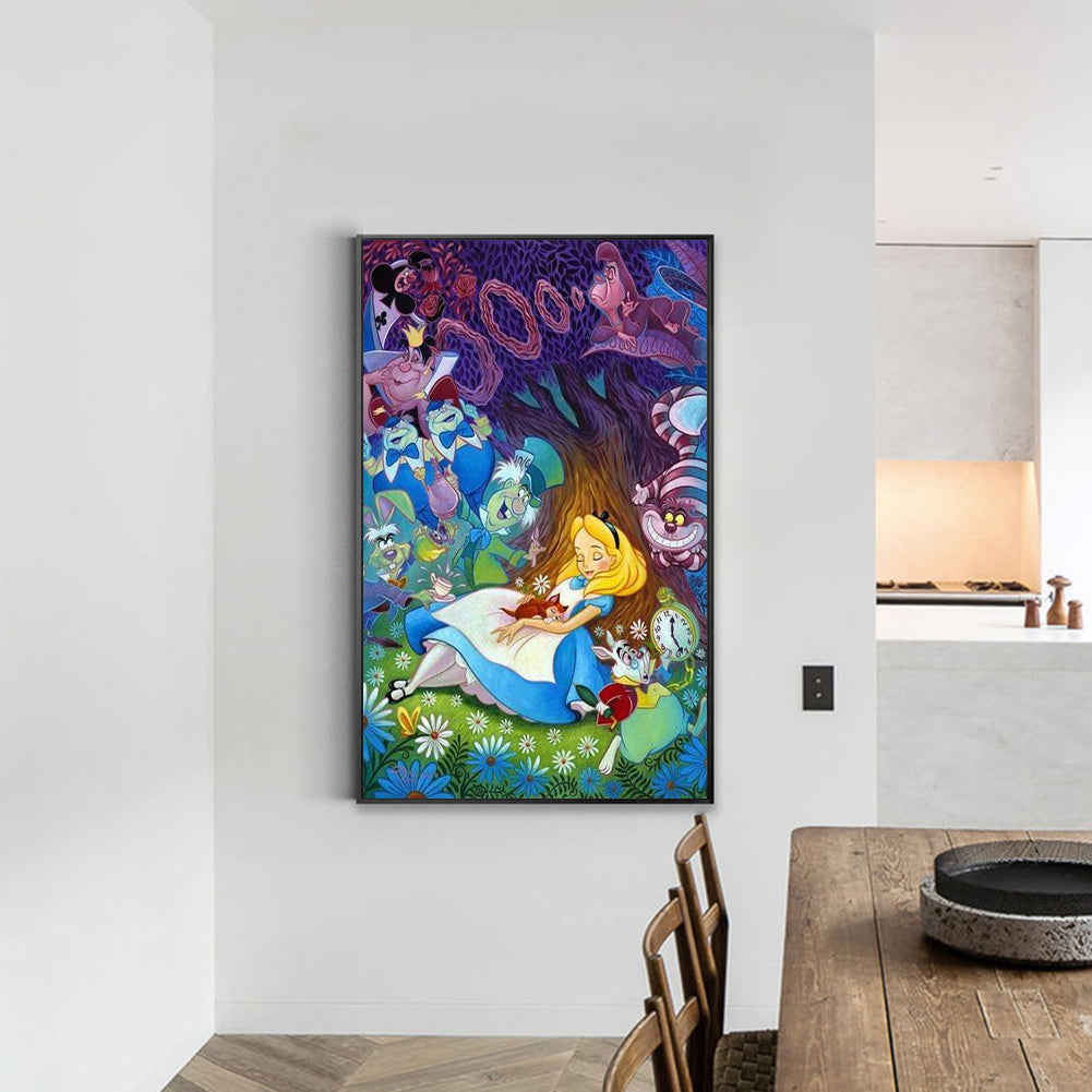 Alice In Wonderland - Full Round Drill Diamond Painting 30*50CM