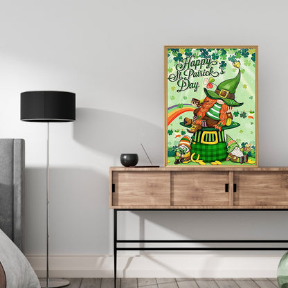 Happy St. Patrick'S Day - Full Round Drill Diamond Painting 30*40CM