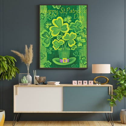 Happy St. Patrick'S Day - Full Round Drill Diamond Painting 30*40CM