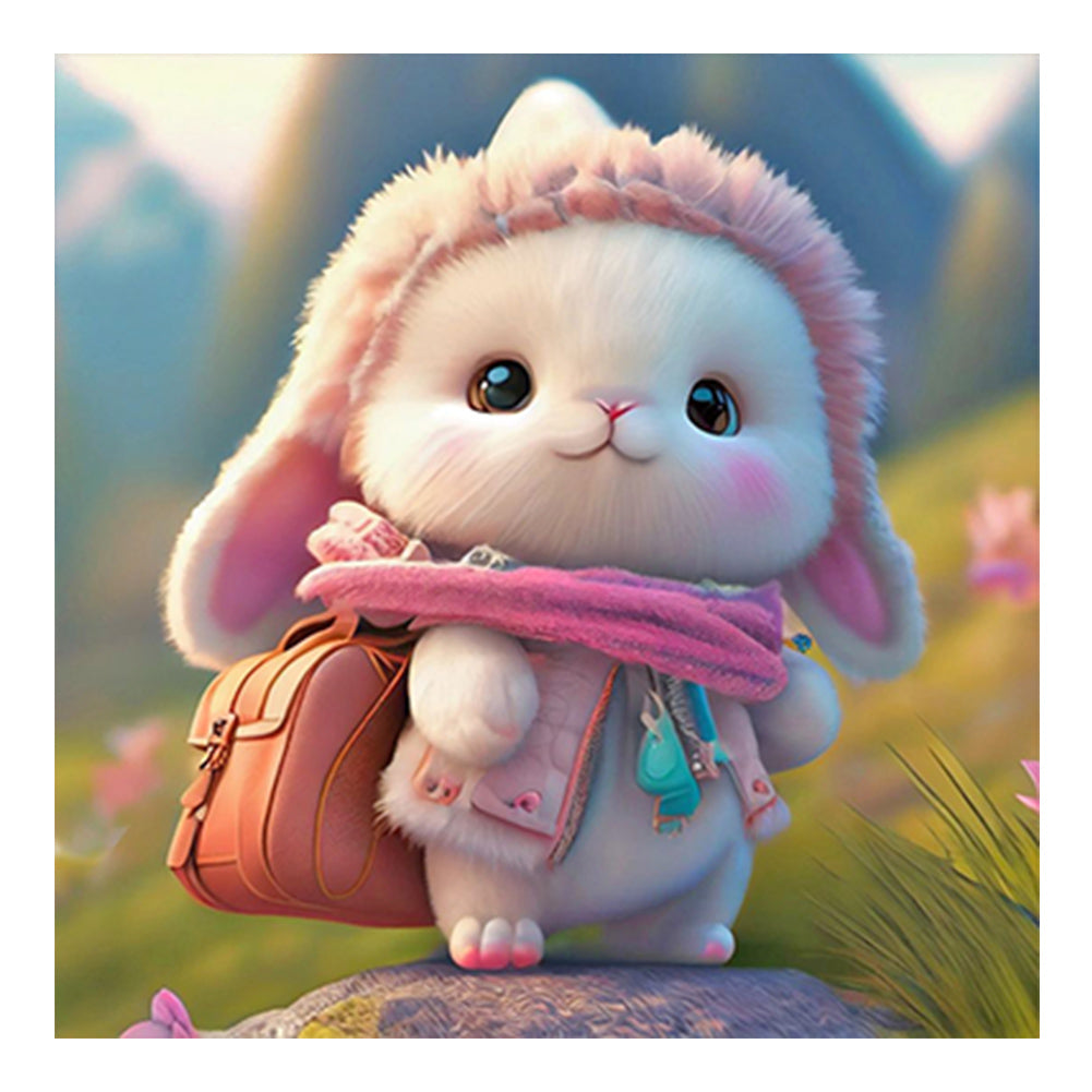 Cute Bunny - Full Round Drill Diamond Painting 30*30CM