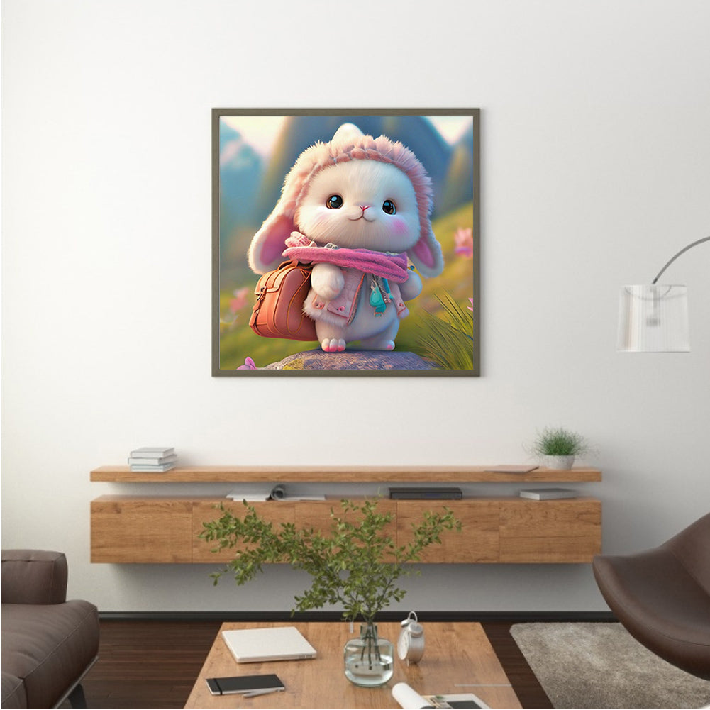 Cute Bunny - Full Round Drill Diamond Painting 30*30CM