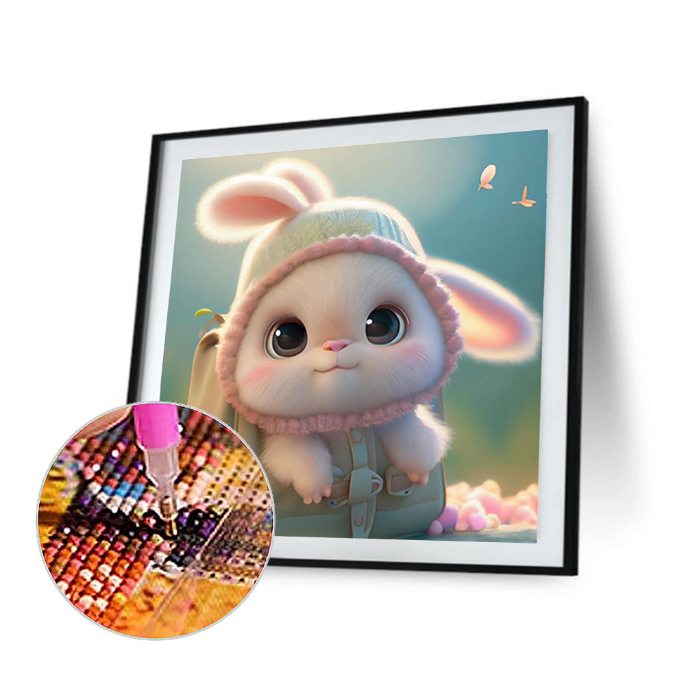 Cute Bunny - Full Round Drill Diamond Painting 30*30CM