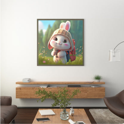 Cute Bunny - Full Round Drill Diamond Painting 30*30CM