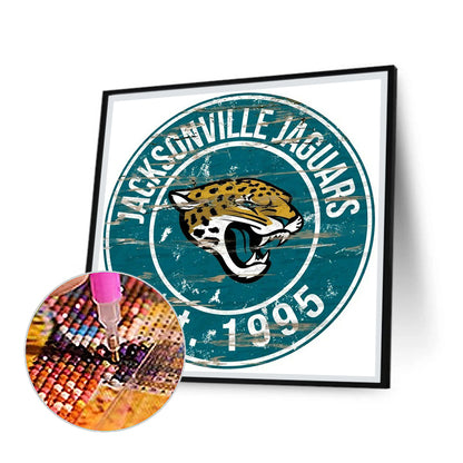 Jacksonville Jaguars - Full Round Drill Diamond Painting 30*30CM