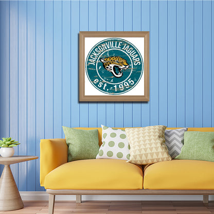 Jacksonville Jaguars - Full Round Drill Diamond Painting 30*30CM