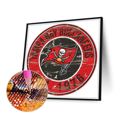 Tampa Bay Pirates - Full Round Drill Diamond Painting 30*30CM