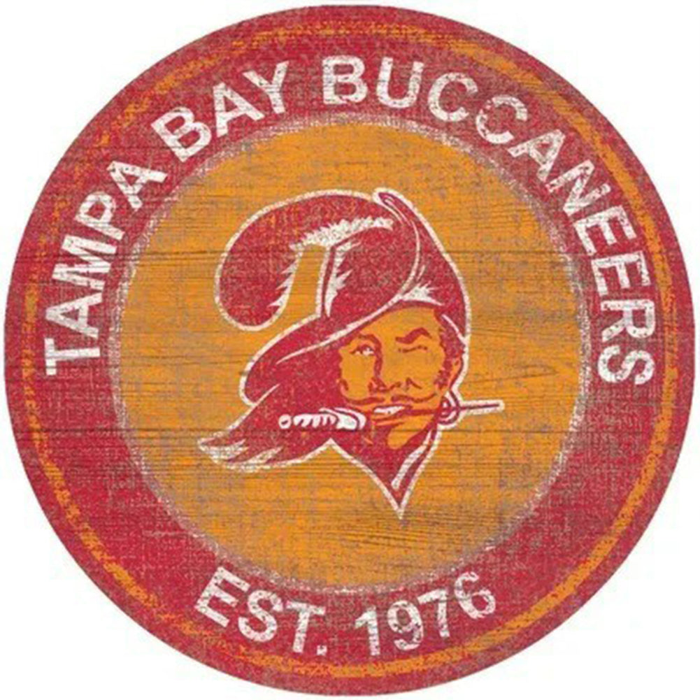 Tampa Bay Pirates Team - Full Round Drill Diamond Painting 30*30CM