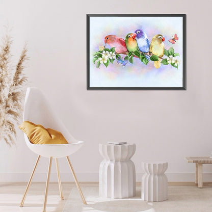 Parrot - Full Round Drill Diamond Painting 50*40CM