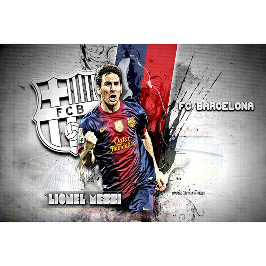 Messi - Full Round Drill Diamond Painting 60*40CM