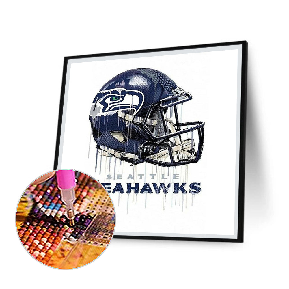 Seattle Seahawks - Full Round Drill Diamond Painting 50*50CM