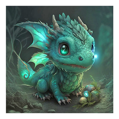 Pterosaur Dragon 30*30CM(Canvas) Full Round Drill Diamond Painting