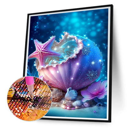 Sea Shell - Full Round Drill Diamond Painting 30*40CM