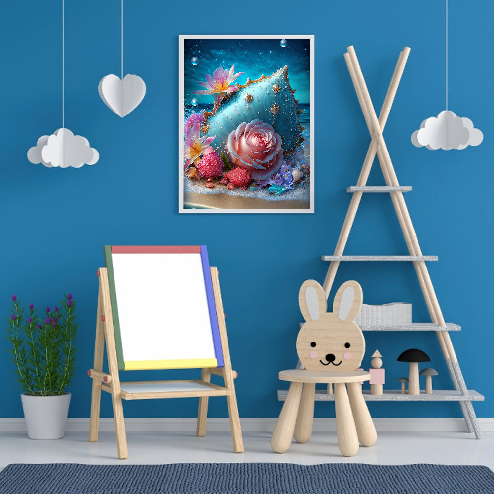 Sea Shell - Full Round Drill Diamond Painting 30*40CM