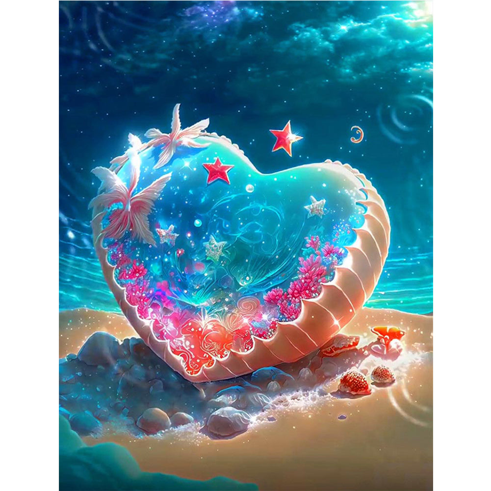 Sea Shell - Full Round Drill Diamond Painting 30*40CM