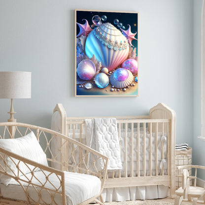 Sea Shell - Full Round Drill Diamond Painting 30*40CM