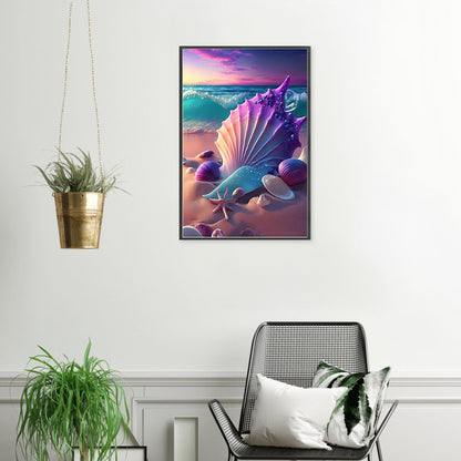 Beach Shells - Full Round Drill Diamond Painting 40*60CM