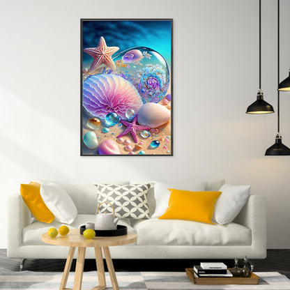 Beach Shells - Full Round Drill Diamond Painting 40*60CM