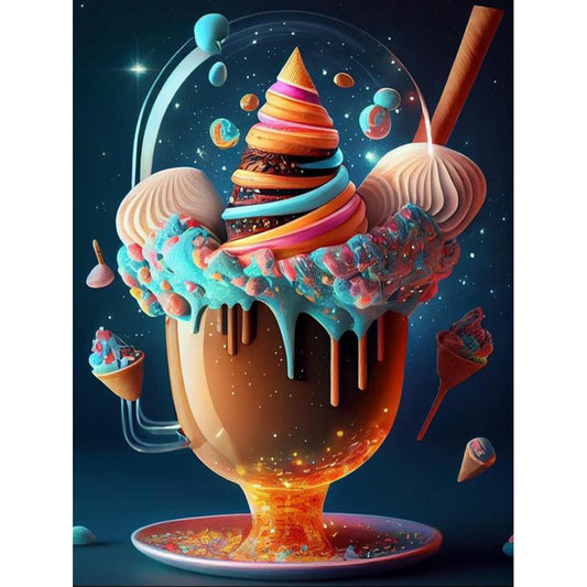 Dream Dessert - Full Round Drill Diamond Painting 30*40CM