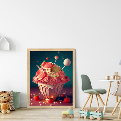Dream Dessert - Full Round Drill Diamond Painting 30*40CM