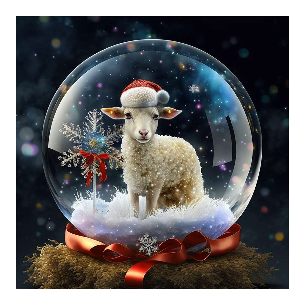 Zodiac Animal In Crystal Ball - Full Round Drill Diamond Painting 30*30CM