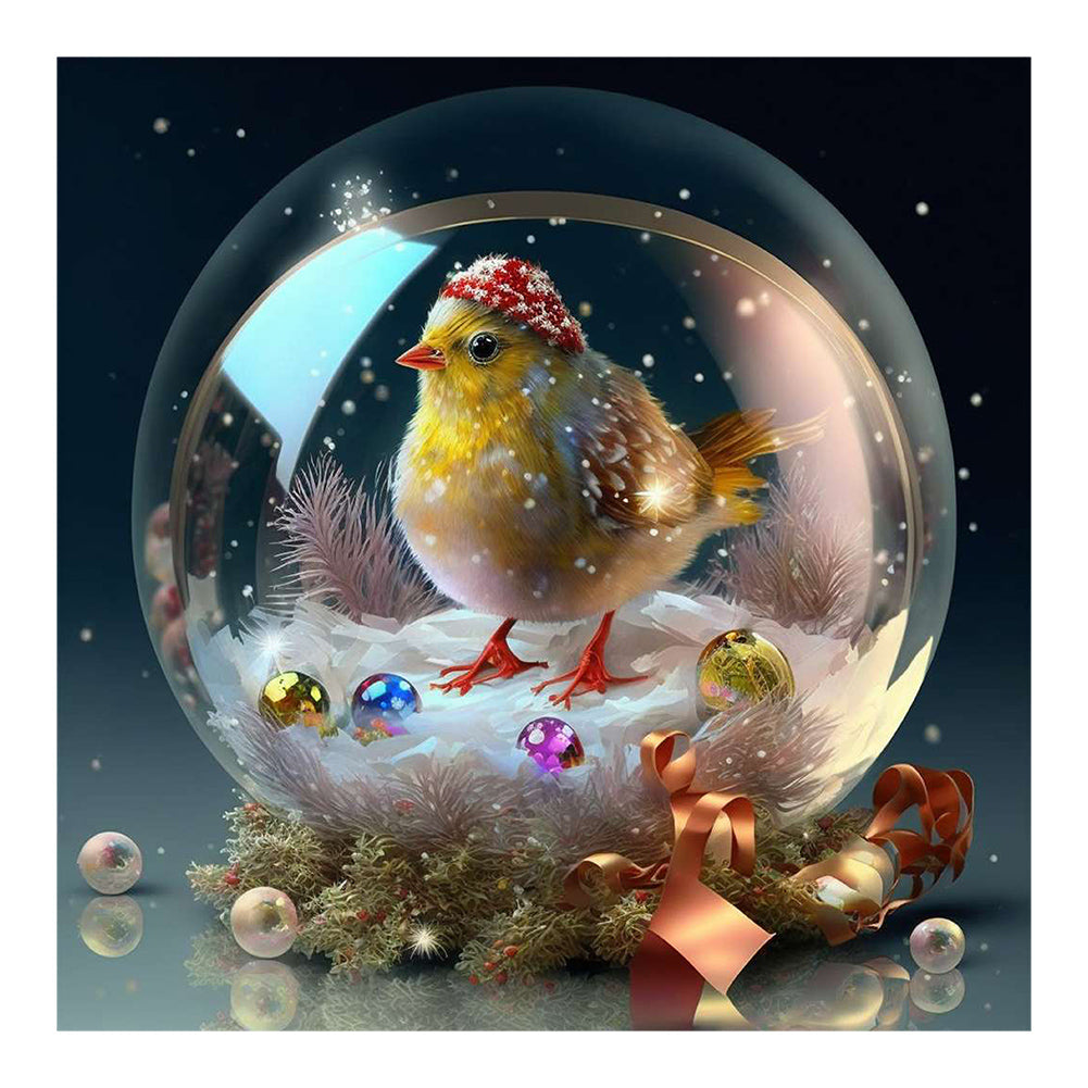 Zodiac Animal In Crystal Ball - Full Round Drill Diamond Painting 30*30CM