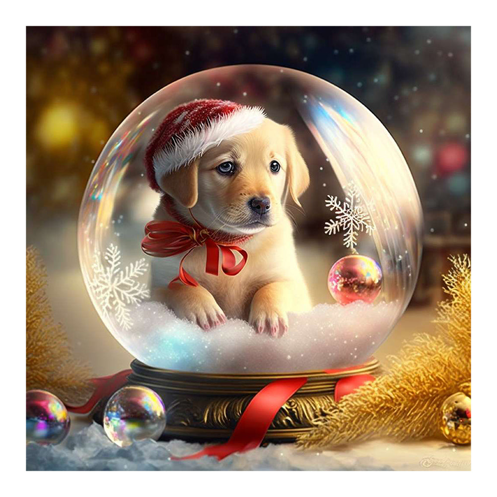 Zodiac Animal In Crystal Ball - Full Round Drill Diamond Painting 30*30CM