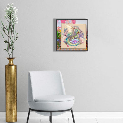 Dragon - Full Round Drill Diamond Painting 30*30CM