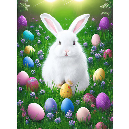 Easter Bunny - Full Round Drill Diamond Painting 30*40CM