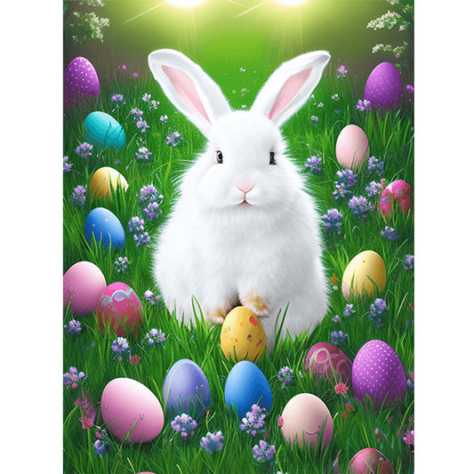 Easter Bunny - Full Round Drill Diamond Painting 30*40CM
