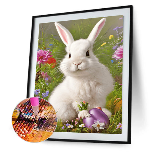 Easter Bunny - Full Round Drill Diamond Painting 30*40CM