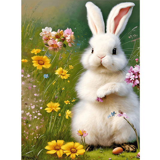 Easter Bunny - Full Round Drill Diamond Painting 30*40CM