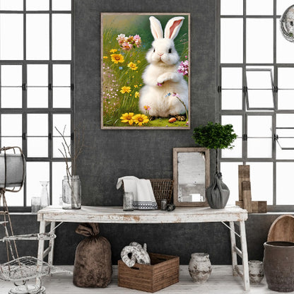 Easter Bunny - Full Round Drill Diamond Painting 30*40CM