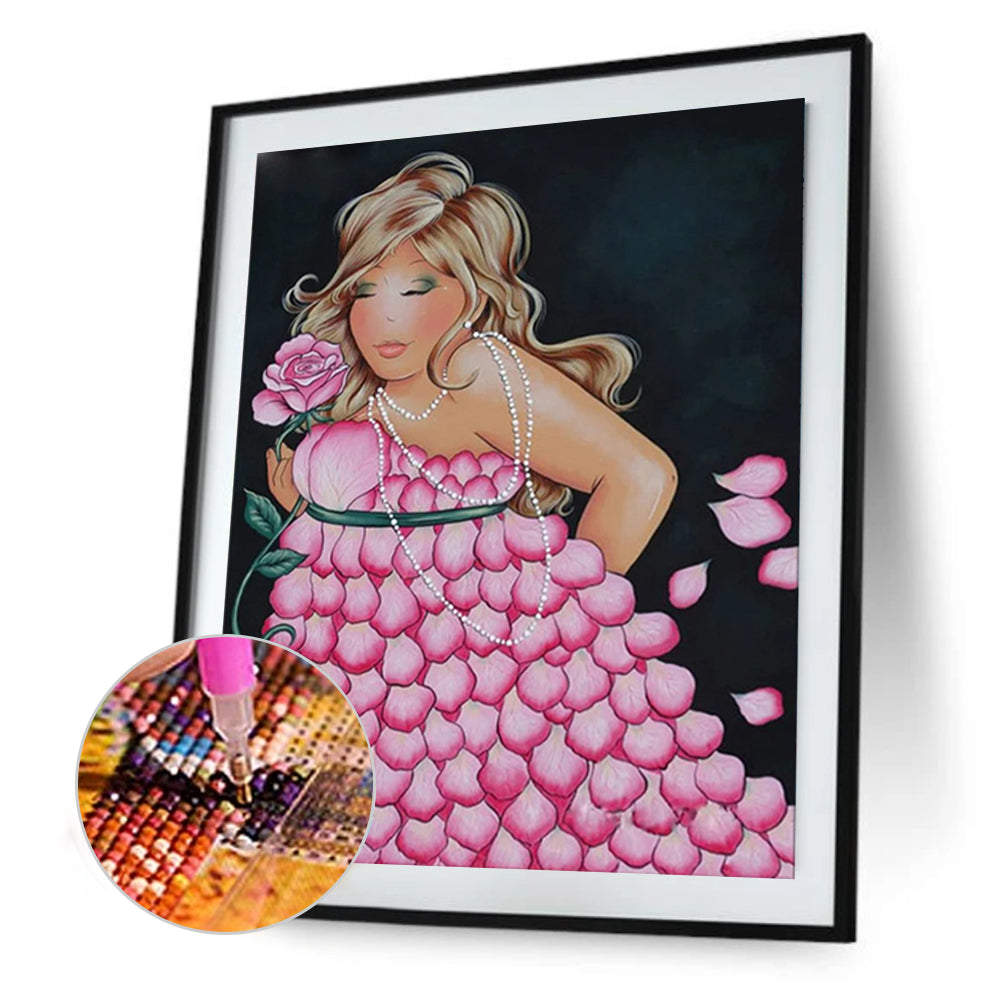 Fat Woman - Full Round Drill Diamond Painting 30*40CM