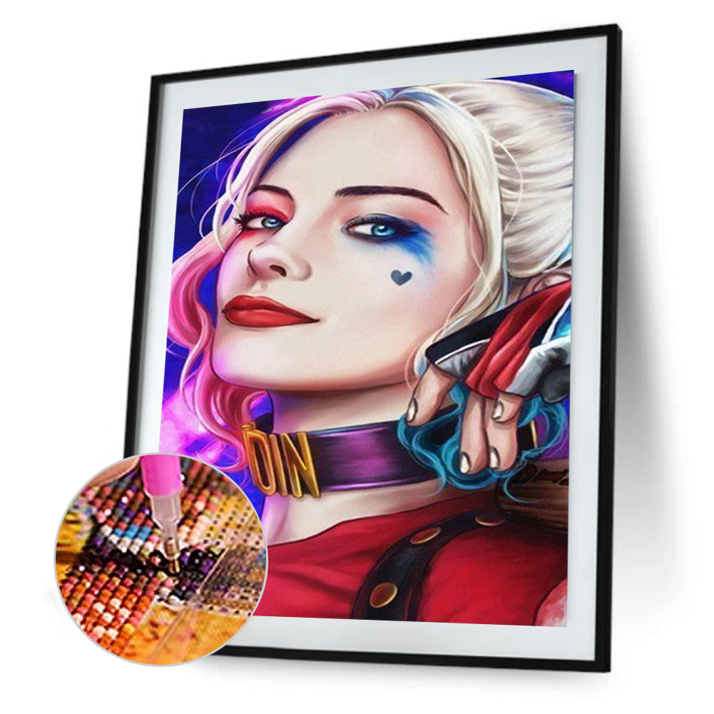 Harley Quinn - Full Round Drill Diamond Painting 30*50CM