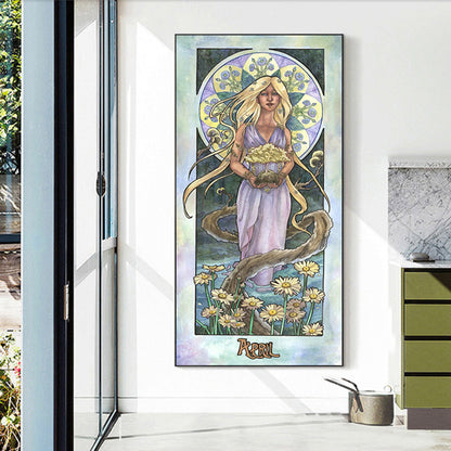 Jewel Goddess - Full Round Drill Diamond Painting 30*70CM