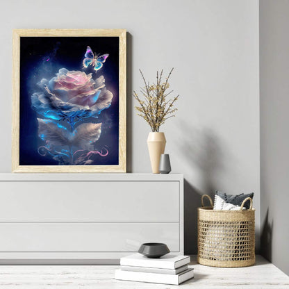 Smoke Rose - Full Round Drill Diamond Painting 30*40CM