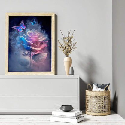Smoke Rose - Full Round Drill Diamond Painting 30*40CM