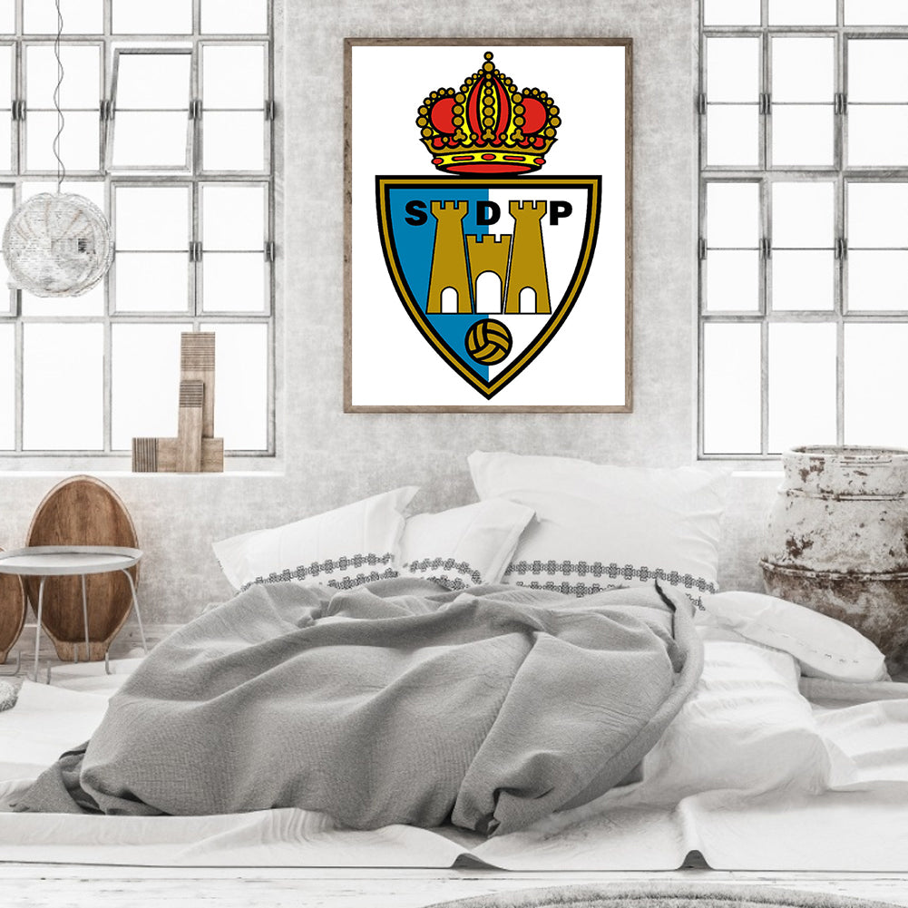 Ponferradina Football Club - Full Round Drill Diamond Painting 30*40CM